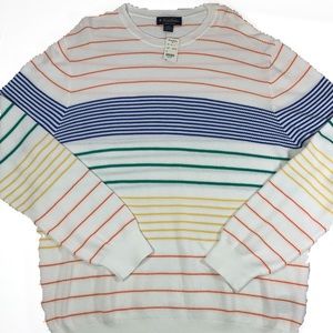 NWT Supima Cotton Brooks Brothers Colors Sweater